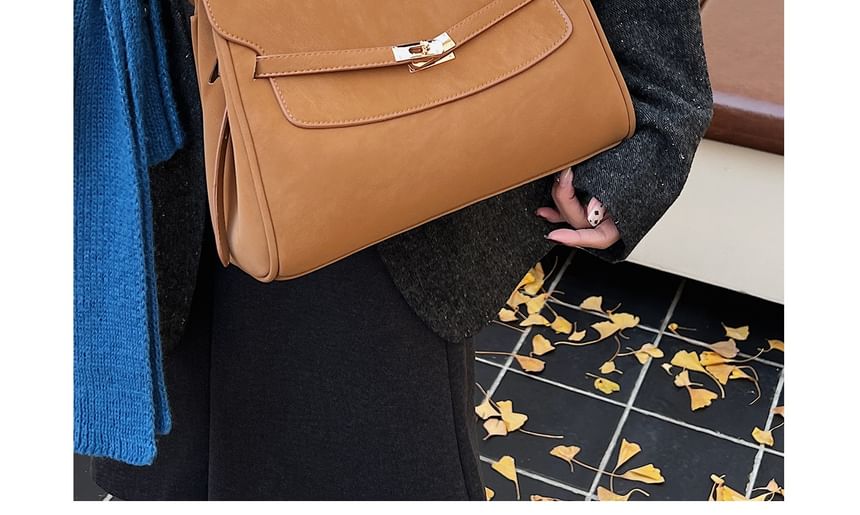 Buckle Flap Shoulder Bag
