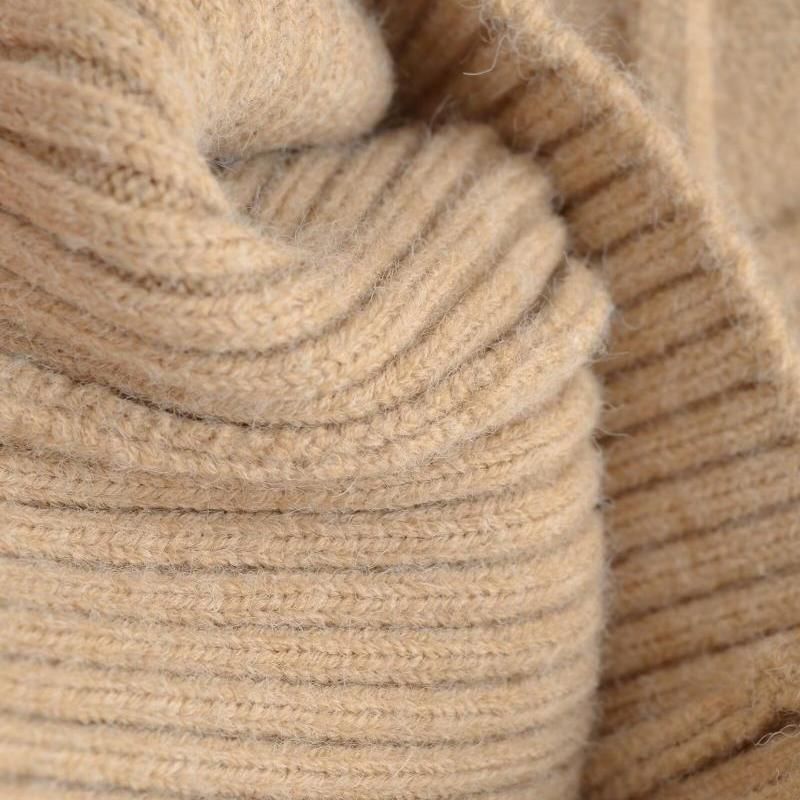 Cropped Off-Shoulder Cable Knit Pullover