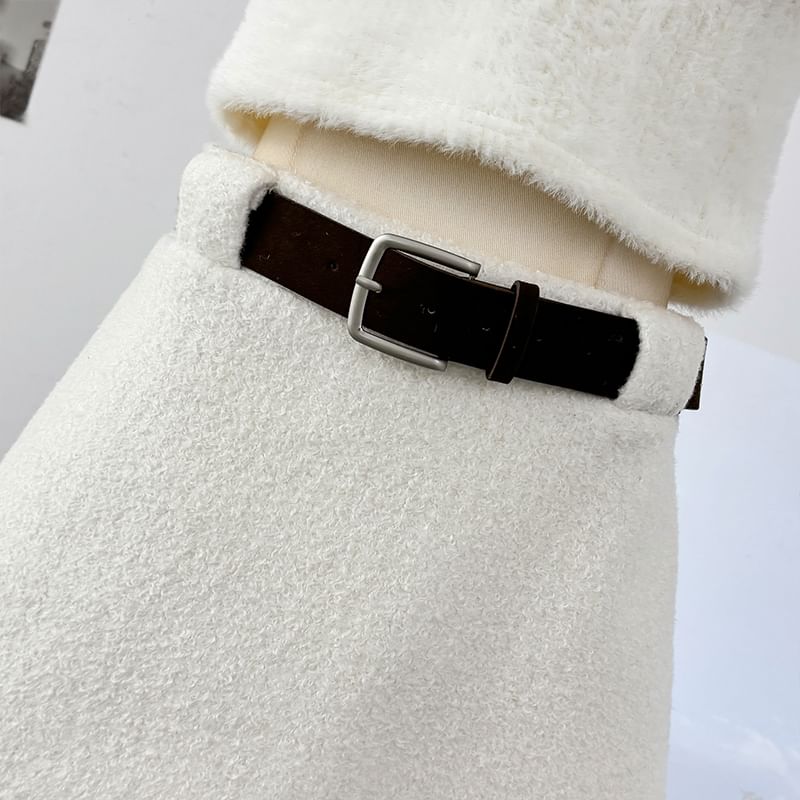 Fleece Mini A-Line Skirt