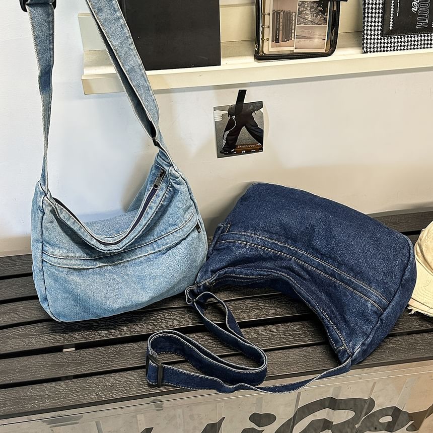 Denim Crossbody Bag