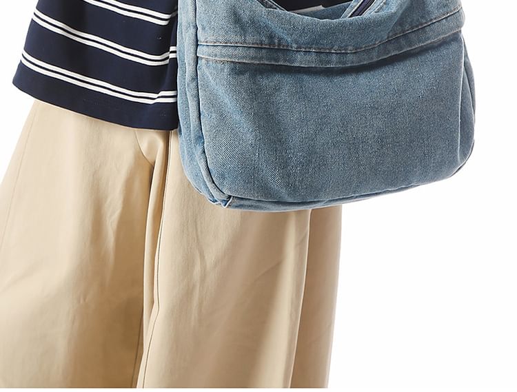 Denim Crossbody Bag