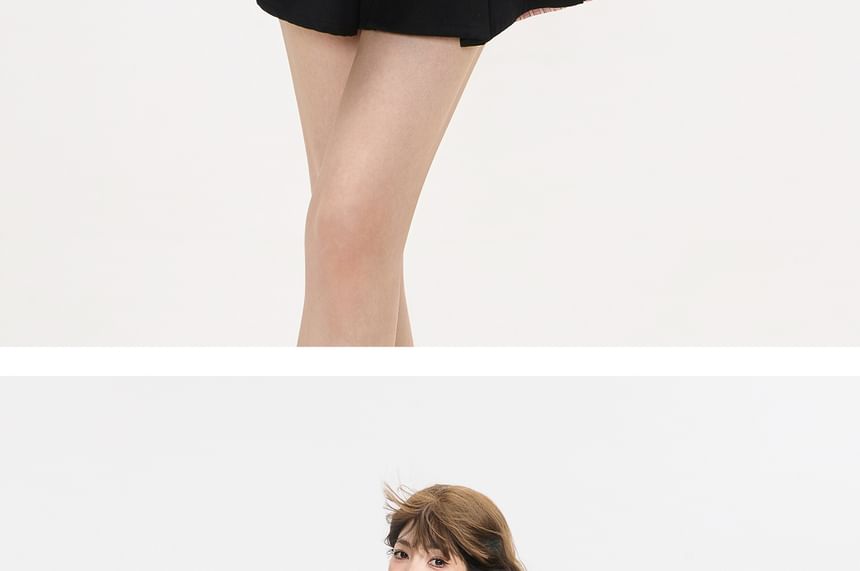Cold Shoulder Long Sleeve Shirt with Buckle Strap Detail