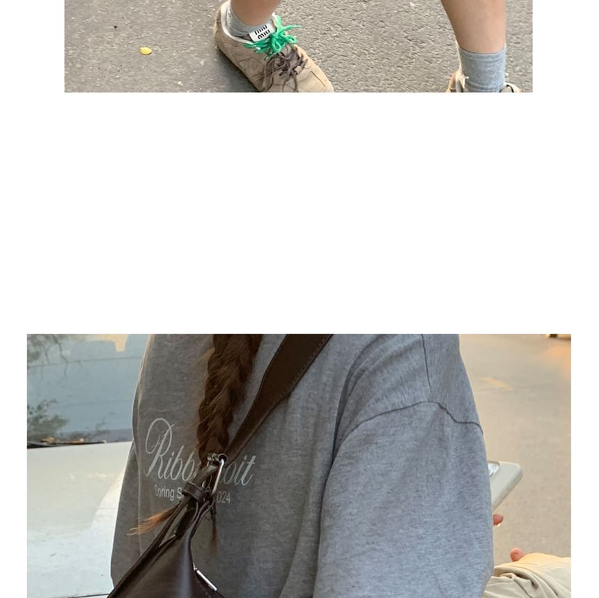 Studded Buckled Shoulder Bag