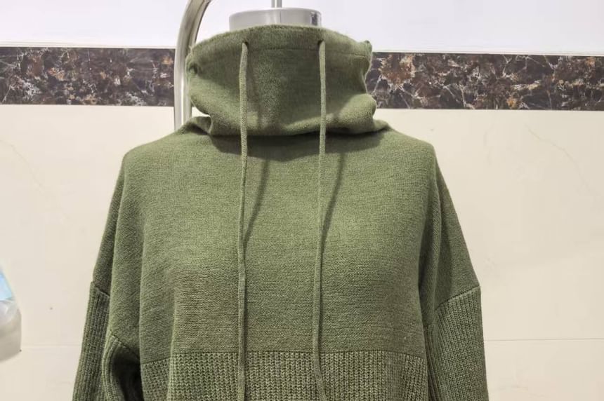 Oversized Hoodie Sweater with Plain Finish