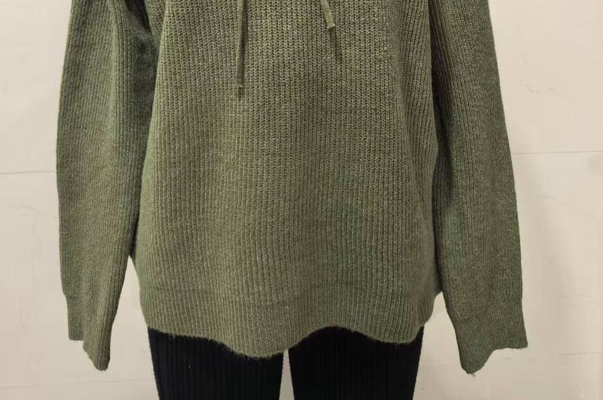 Oversized Hoodie Sweater with Plain Finish