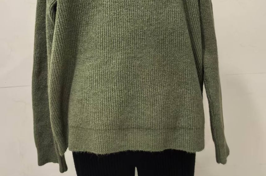 Oversized Hoodie Sweater with Plain Finish
