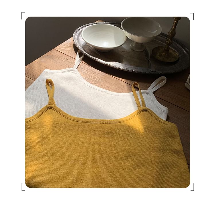 Scoop Neck Pointelle Sweater and Camisole Set
