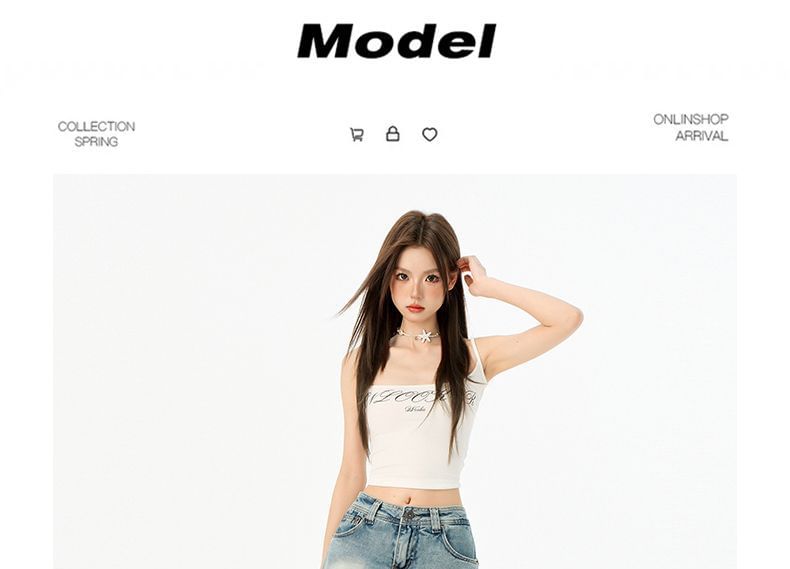 Mid Waist Zip Slit Mini Denim Skort