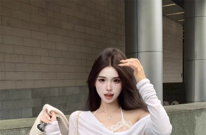 Off-Shoulder Lace Panel Mock Two-Piece Tee