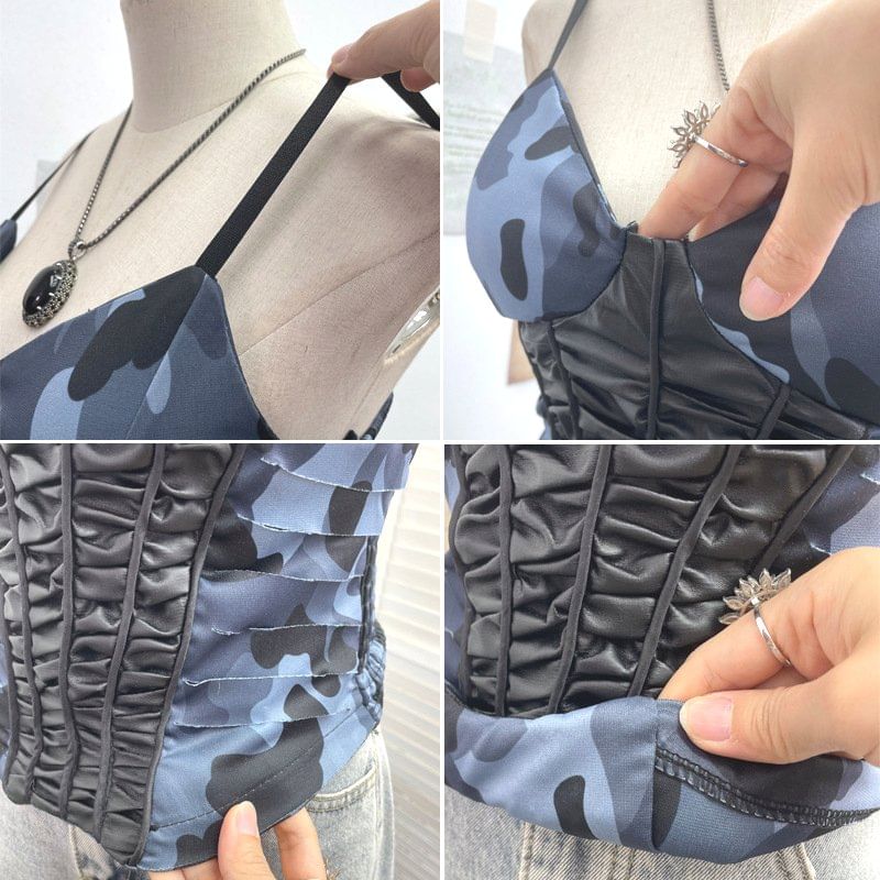 Camouflage V-Neck Cami