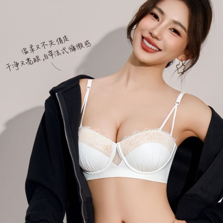 Lace Panel Bralette