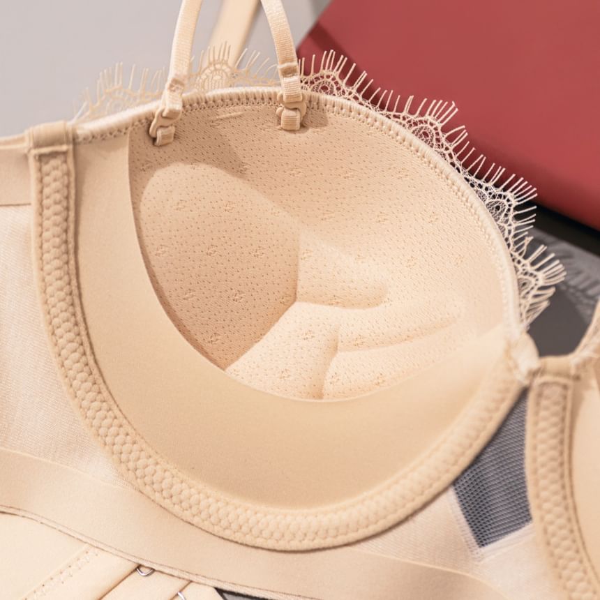 Lace Panel Bralette