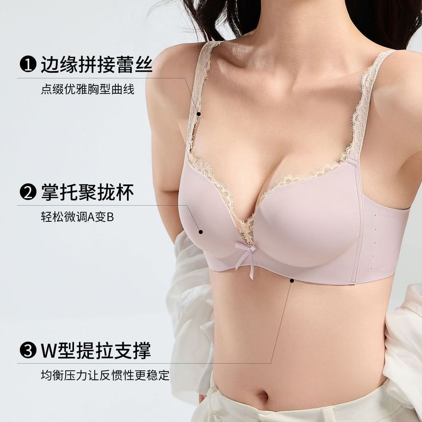 Lace Trimmed Bandeau Top