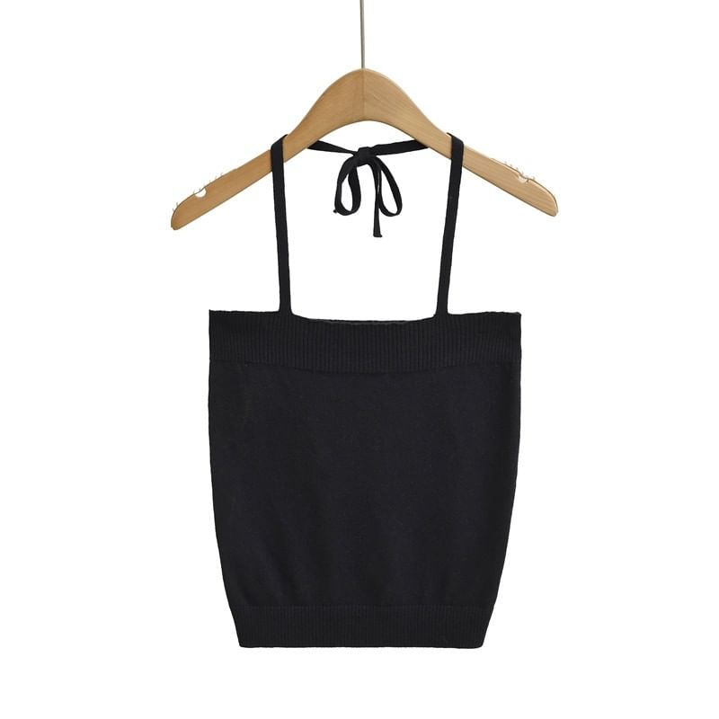 Halter Neck Crop Top