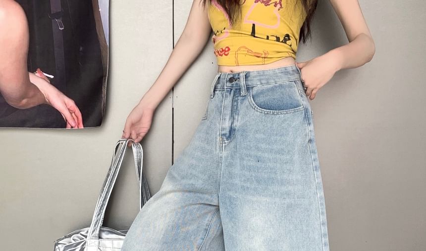 Mid Rise Washed Jorts