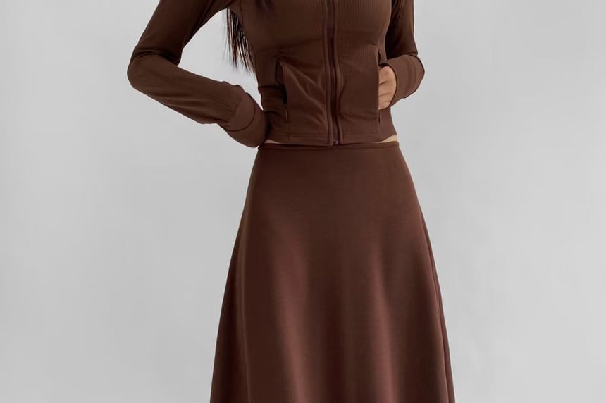 Maxi A-Line Skirt