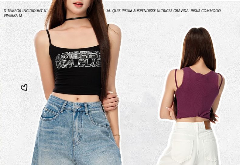 Mid Rise Plain Wide Leg Jorts