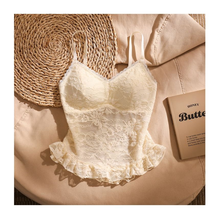 V-Neck Lace Camisole