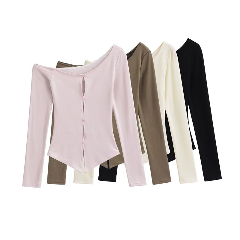 Lace Panel Cutout Slim Crop Top