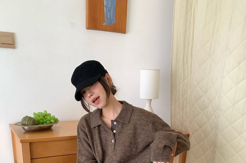 Collar Detail Sweater
