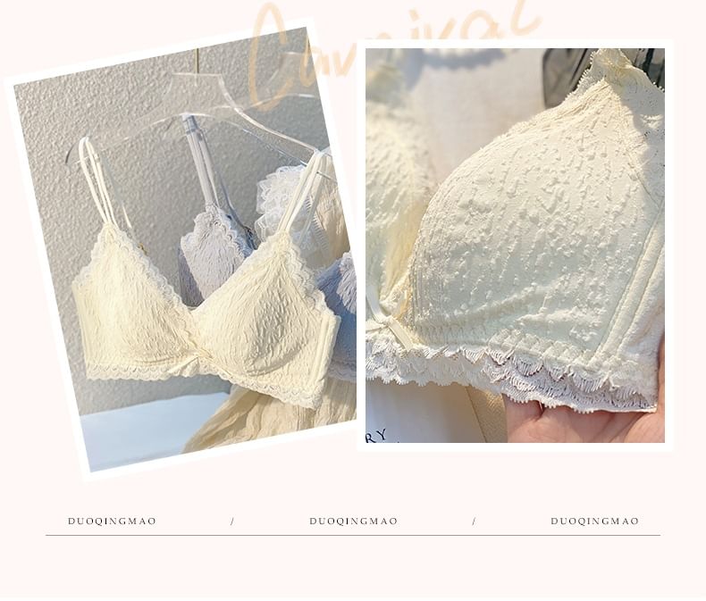 Lace Bralette and Panty Set