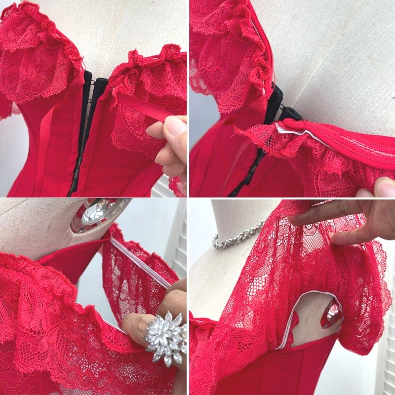 Off-Shoulder Corset Top