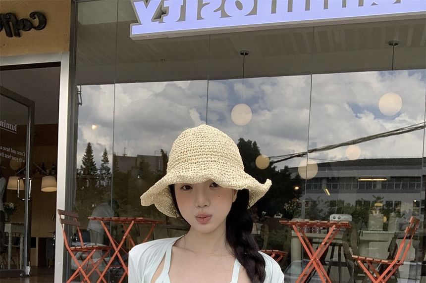 Camisole and Round Neck Cardigan Set