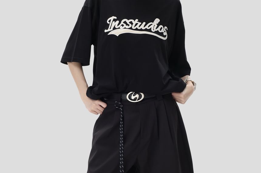 Mid-Waist Wide-Leg Jorts
