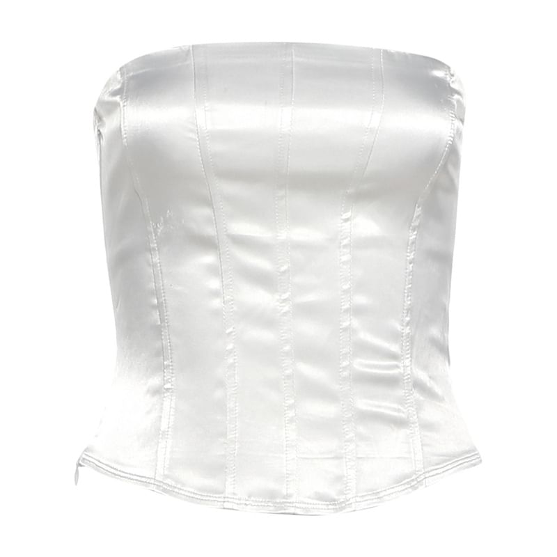 Corset Tube Top and Lace Mini Pencil Skirt Set