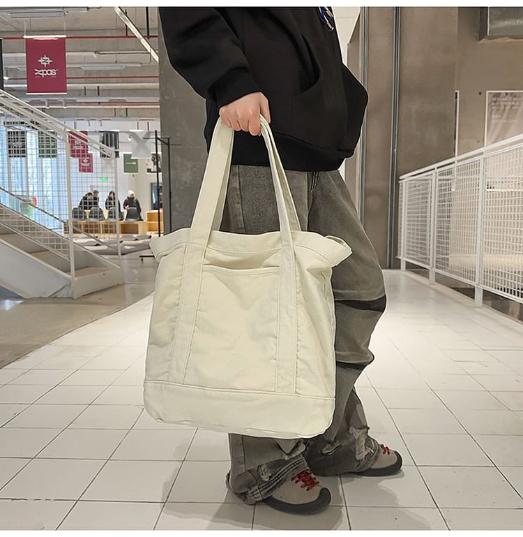 Plain Canvas Tote Bag