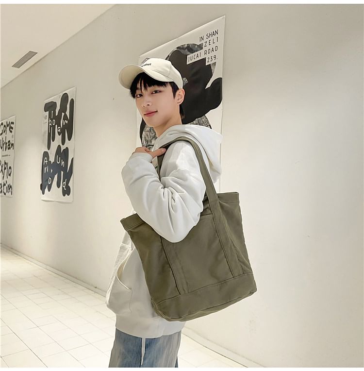 Plain Canvas Tote Bag