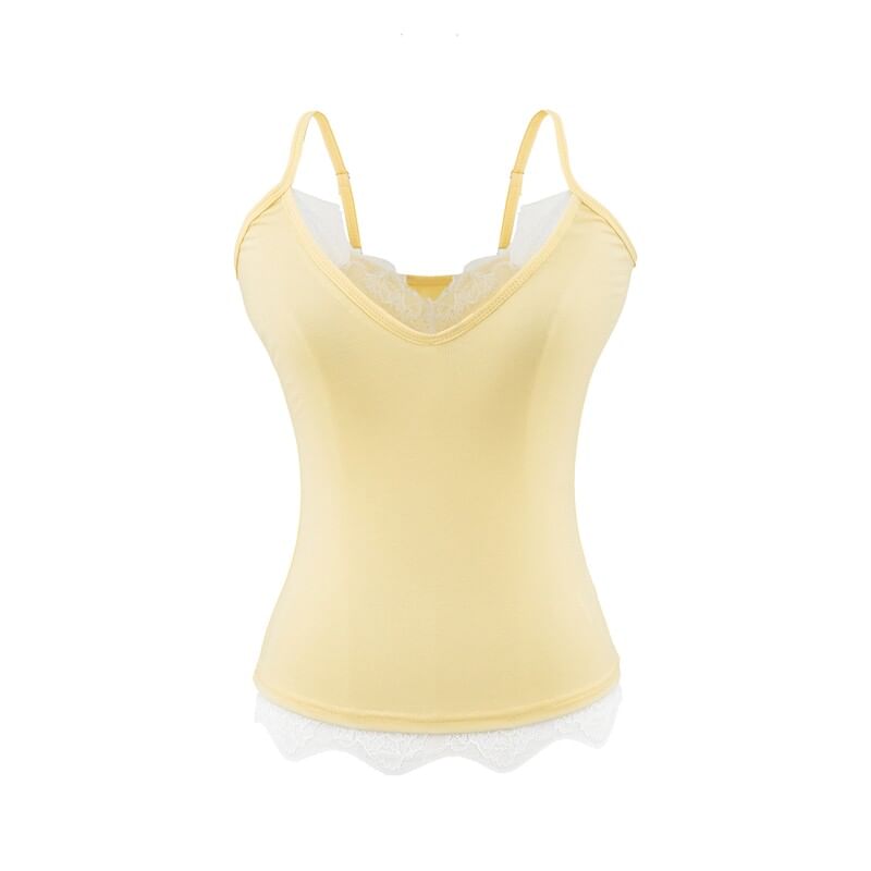 Lace Panel V-Neck Camisole