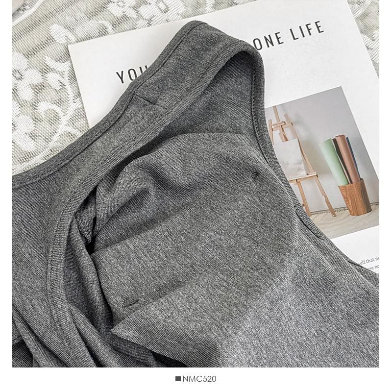 Sleeveless Scoop Neck Plain Maxi A-Line Dress