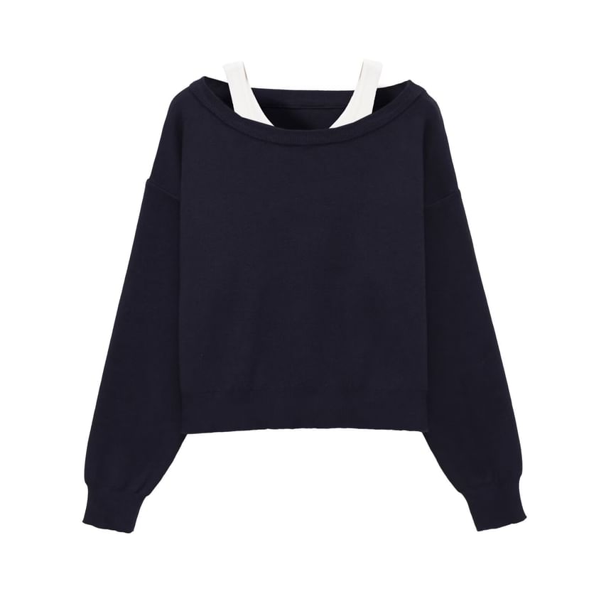 Boatneck Sweater & Tank Top Set