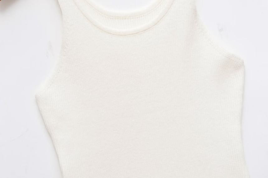 Boatneck Sweater & Tank Top Set