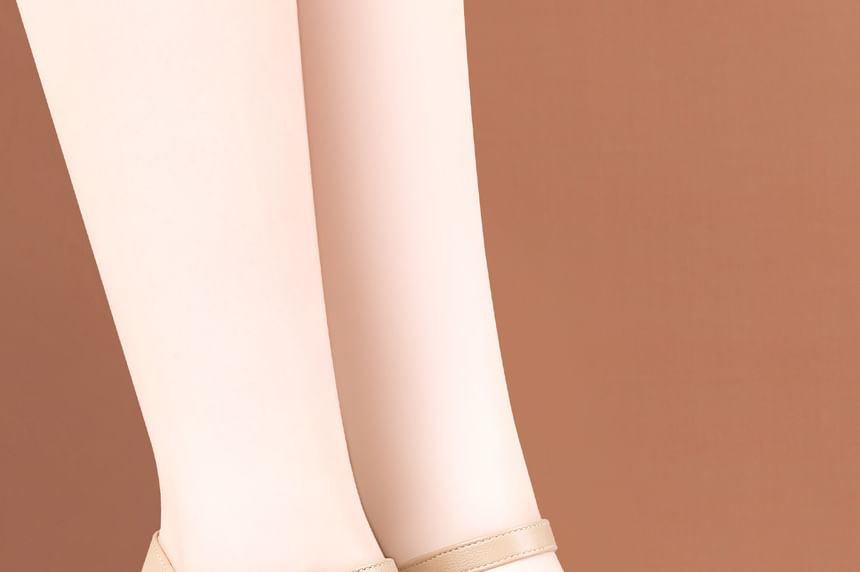 Wedge Heel Glitter Strap Sandals