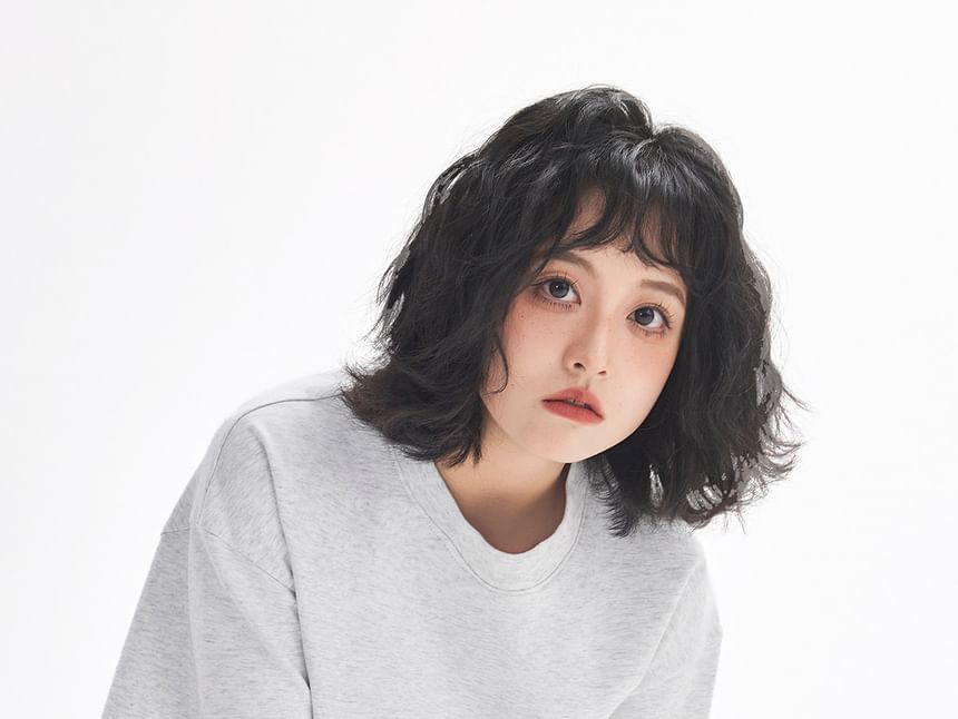 Short-Sleeve Crew Neck Plain Oversized T-Shirt