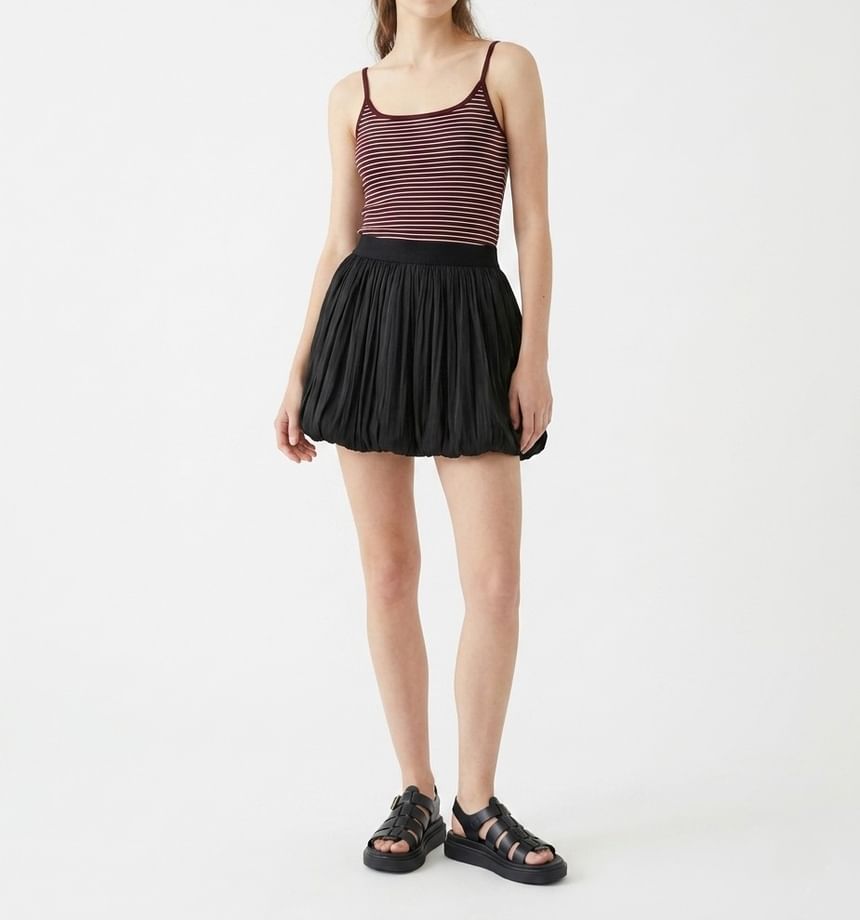 Striped Scoop Neck Spaghetti Strap Camisole
