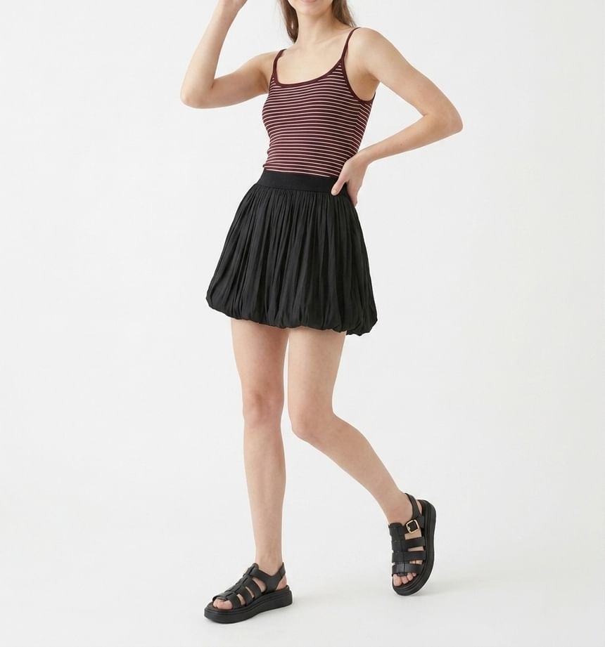 Striped Scoop Neck Spaghetti Strap Camisole