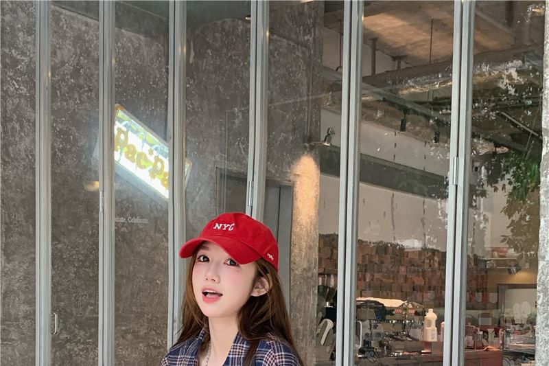 Long-Sleeve Plaid Button-Up Shirt