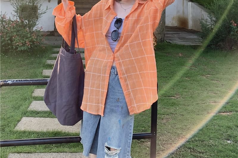 Plaid Button Up Shirt