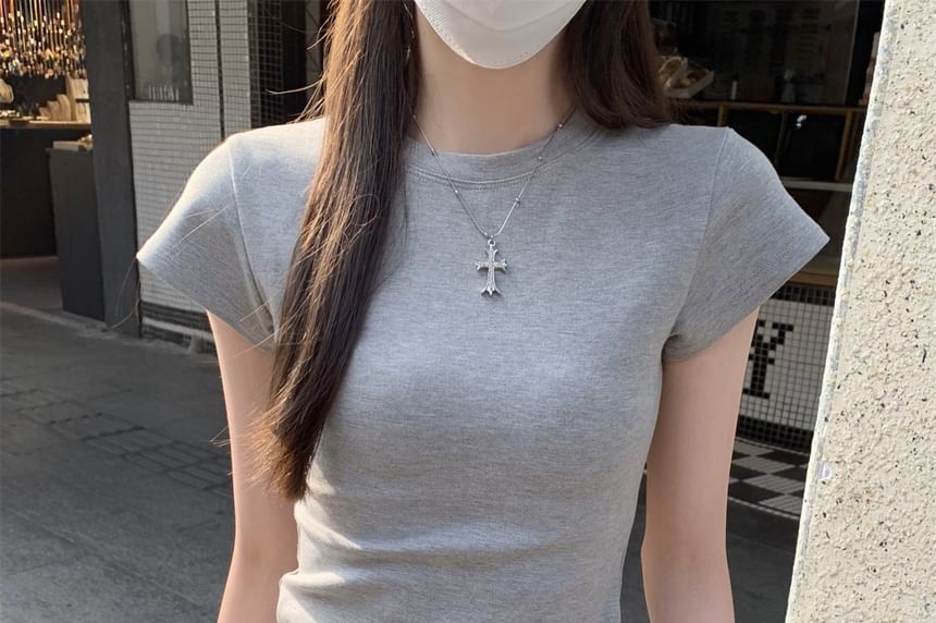 Short Sleeve Crew Neck T Shirt