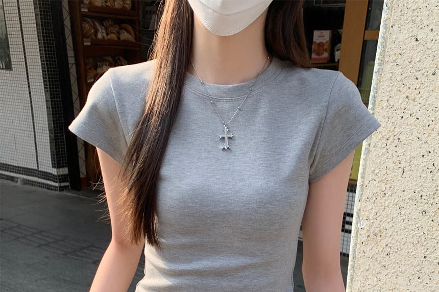 Short Sleeve Crew Neck T Shirt
