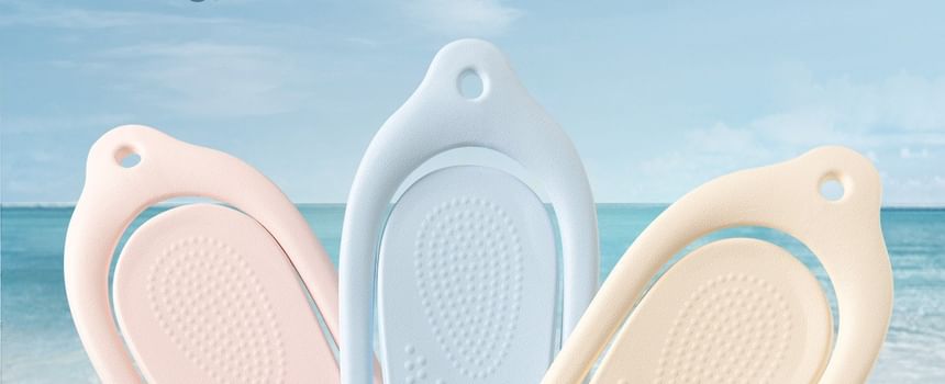Foldable Plain Flip-Flops