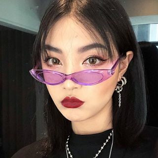 Cat Sunglasses Retro Slim Eye