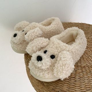 Fluffy Cartoon Home Slippers