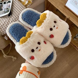 Animal Fleece Home Slippers