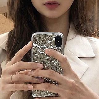 Textured Case Metallic Phone