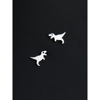 Polished Dinosaur Alloy Earring