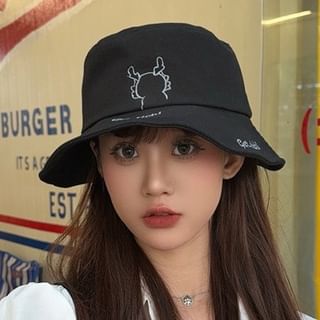 Embroidered Hat Cartoon Bucket